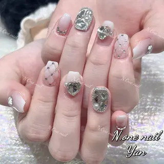 ネイル 長いだし/スカルプ/ パラシェルN.oneのネイルデザイン