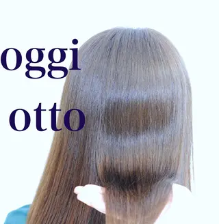 セミロング カラー 冨田 義智のヘアスタイル