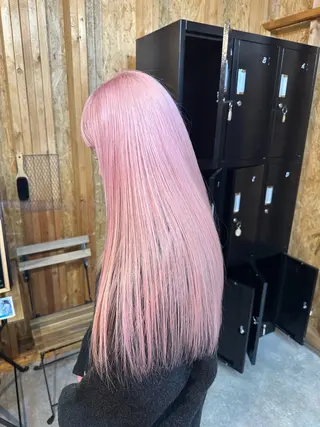 ロング カラー ⛅️柔らかハイトーン ×モテ艶🍒ももかのヘアスタイル