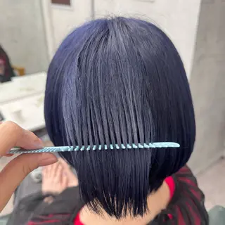 ショート カラー JUNSHIN🦋 ヘアセット／カラーのヘアスタイル