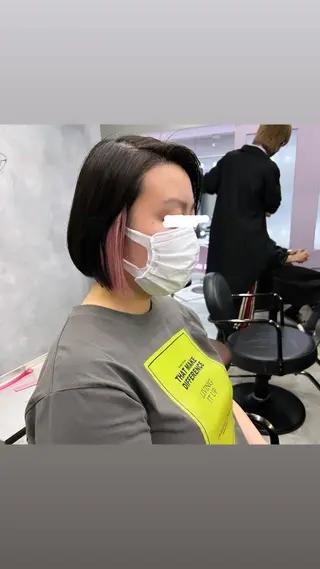 ミディアム 縮毛矯正・髪質改善 特化 出納 直起のヘアスタイル