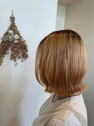 ミディアム 福岡 ゆうわのヘアスタイル