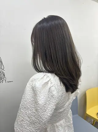 セミロング カラー 似合わせ美髪ヘア✨ 天王寺．阿倍野🌈のヘアスタイル