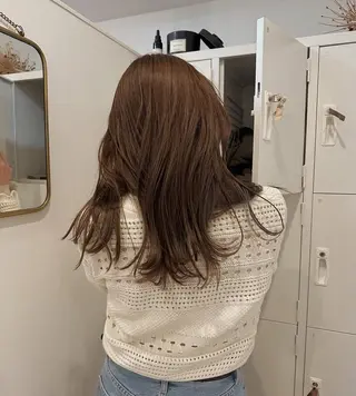 セミロング カラー 藤本 泰 / カットモデル様募集中のヘアスタイル