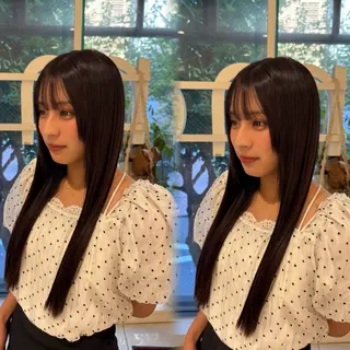 ロング カラー 艶髪／カラー／ 銀座／RINA🎀のヘアスタイル