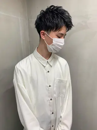ショート パーマ 【S.BROOM】 店長　西川徹のヘアスタイル
