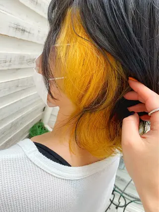 カラー 韓国ヘア🕊村上 ののこ🕊のヘアスタイル