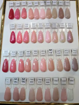 ネイル コフレ富雄 きしむらるりのネイルデザイン