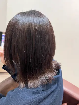 ミディアム よしだ ふみこのヘアスタイル
