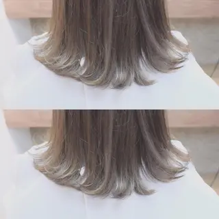 ミディアム カラー ヘアアレンジ 🟦髪質改善6年 💊YAMAMOTOのヘアスタイル