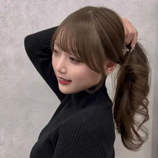 ロング カラー ヘアアレンジ ⭐️銀座/ショート/ 艶カラー/りょうがのヘアスタイル
