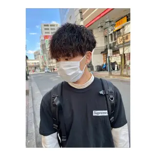 ショート パーマ メンズ ange☞ soutaのヘアスタイル