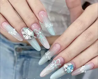 ネイル By moonネイル 🌷ワンホン/韓国風のネイルデザイン