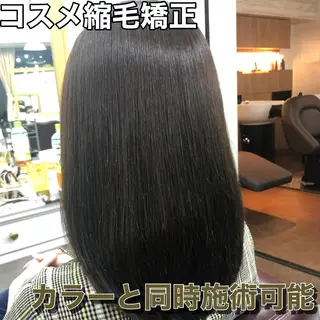 ミディアム パーマ Soleria 田中慎一のヘアスタイル