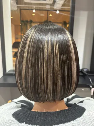 ショート ✨似合わせボブ✨ 縮毛矯正のヘアスタイル