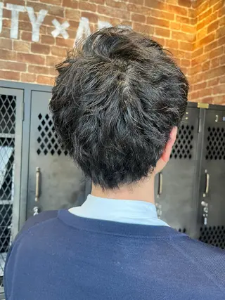 ショート カラー パーマ ヘアアレンジ メンズ キッズ ネイル マツエク・マツパ アイブロウ 久木原 ゆりのヘアスタイル