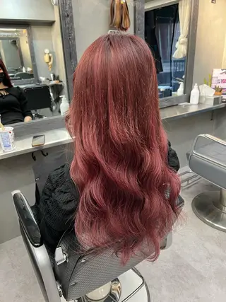 ロング ❤️‍🔥シールエク ＋カラー京❤️‍🔥のヘアスタイル