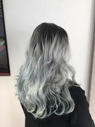 ロング カラー パーマ ヘアアレンジ メンズ キッズ ネイル マツエク・マツパ FABLE HAIR ファブル難波・心斎橋のヘアスタイル