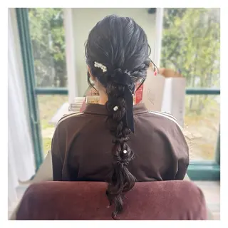 ロング Neoest Log ＋ bell所属・船曳 鈴菜のヘアスタイル