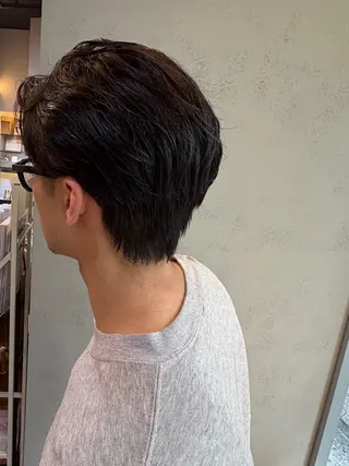 ショート パーマ メンズ 似合わせ🌿 AYAKAのヘアスタイル
