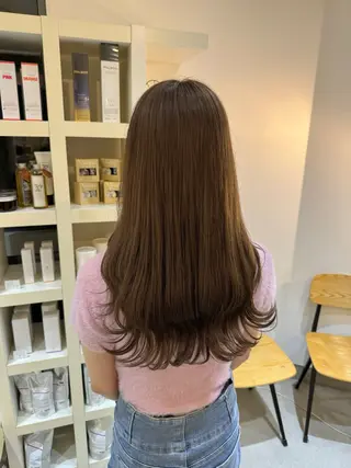 ロング 堀越 美羽のヘアスタイル