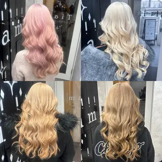 ロング カラー ギャル/ハイトーン 特化/ルイヤのヘアスタイル