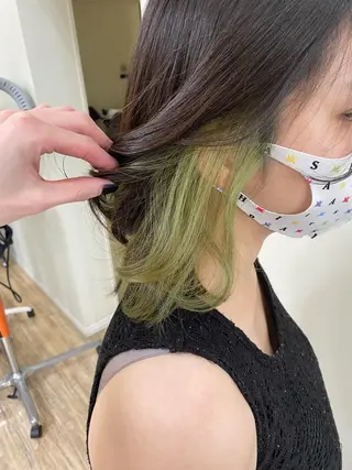カラー SALOWIN栄 高須大貴のヘアスタイル