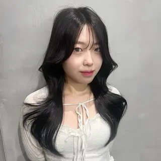 ロング 韓国ヘア 🇰🇷 natsukiのヘアスタイル