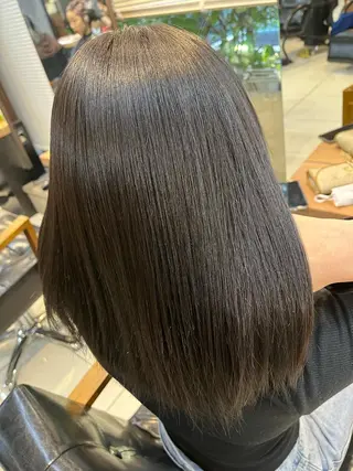 ロング カラー ヘアアレンジ メンズ キッズ ネイル マツエク・マツパ 透明感カラー🤎 ゆりのヘアスタイル