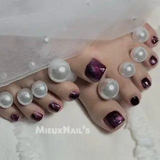 ネイル Miyu❤️‍🔥 Mieuxnailsのネイルデザイン
