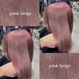 ミディアム カラー あんな🦋レイヤー カット/透明感カラーのヘアスタイル