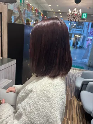 ミディアム カラー EARTH 寺本尚生のヘアスタイル