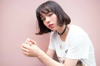ショート ミディアム カラー パーマ 内藤 達也のヘアスタイル