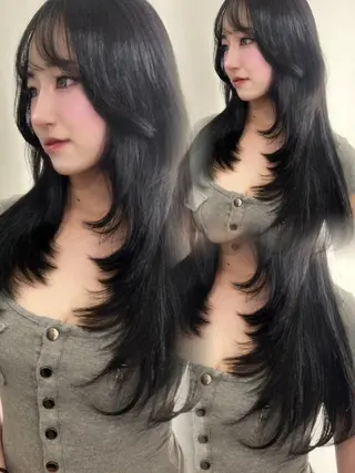 ロング 透明感カラー/京都 /Himari🩶のヘアスタイル