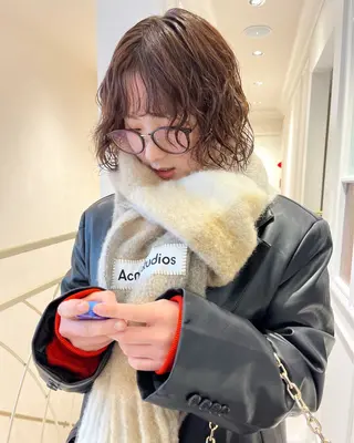 カラー パーマ 🎀可愛くします💗 空きあり✨のヘアスタイル