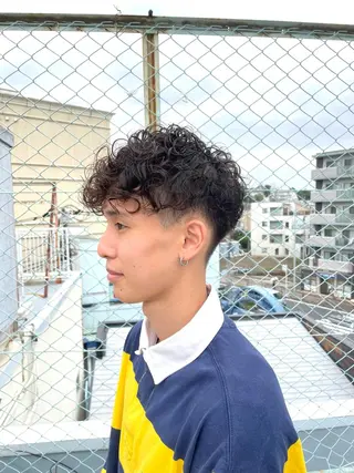 パーマ メンズ 大人ショート🥂みつ はし こうだい🦕のヘアスタイル