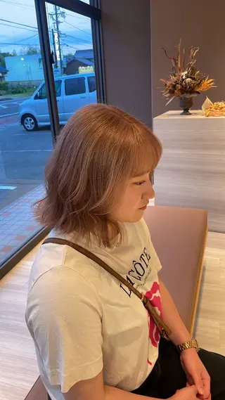 ミディアム カラー 岐阜/各務原 スタイリスト🎀のヘアスタイル