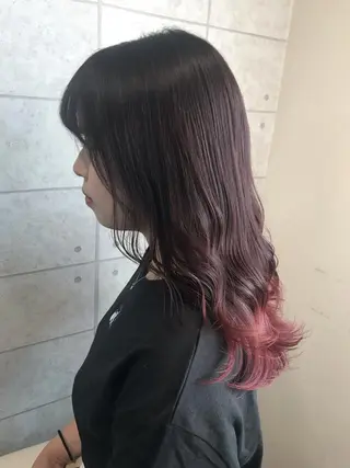 ロング カラー 烏丸韓国ヘア🇰🇷 ayaka🎀のヘアスタイル