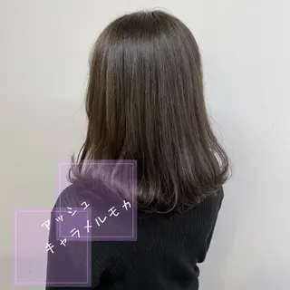 ミディアム パーマ 🌟横浜THREE 店長担当🌟のヘアスタイル