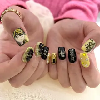 ミディアム 池袋痛ネイル Nok. 渡辺のネイルデザイン