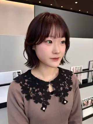 ショート カラー ヘアアレンジ 透明感カラー/ レイヤーkotonoのヘアスタイル