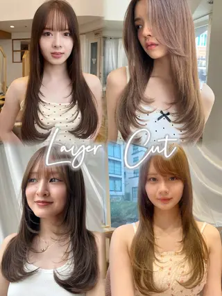 セミロング 望月威吹/表参道/レ イヤー/似合わせのヘアスタイル