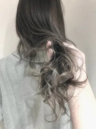 ロング カラー パーマ ヘアアレンジ 縮毛矯正/美髪 髪質改善/石田幸輔のヘアスタイル