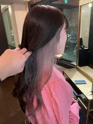 ロング カラー 安田和洋 ブリーチカラー特化のヘアスタイル