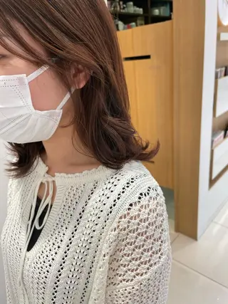 ミディアム 🪴酒井 可南子🪴のヘアスタイル