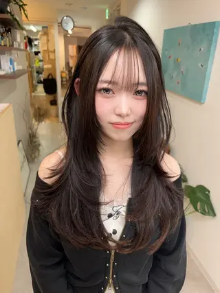 ロング 韓国レイヤー/ハイ トーン/優太のヘアスタイル