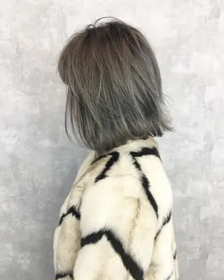 ショート カラー レイヤーカット BLend 渋谷のヘアスタイル