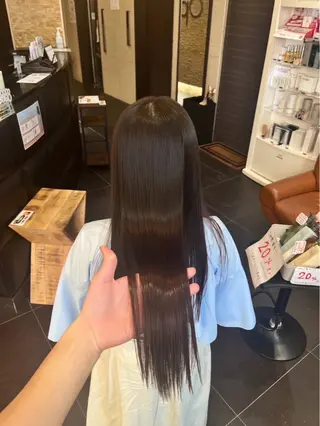 ロング カラー 吉田 拓人のヘアスタイル