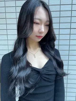 セミロング カラー 💎透明感カラー特化 💎TAISEIのヘアスタイル