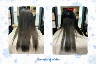 ロング カラー 鄭 瑩(てい えい) 🌈モデル募集🩵のヘアスタイル